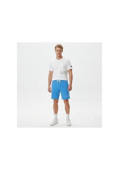 Levi's Pamuklu Erkek Penye Şort Graphic Sweatshort Saks