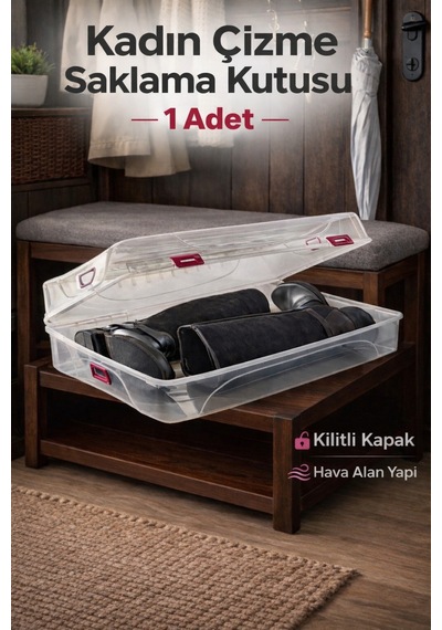 1 Adet Çizme Kutusu Beyaz