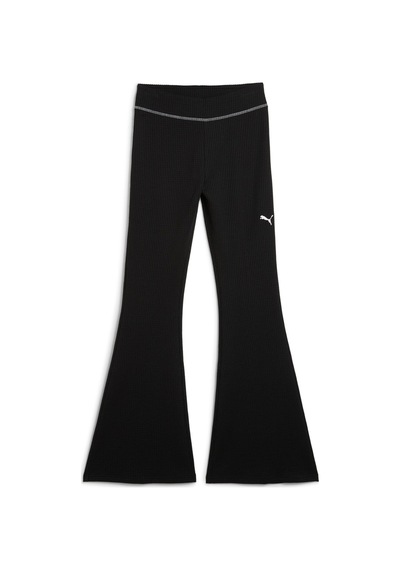 Puma Dare To Textured Flared Kadın Eşofman Altı 629809 01 Siyah