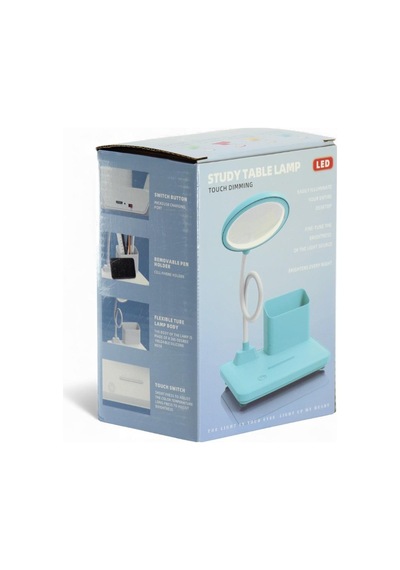 Şarjlı Led Masa Lambası Kalemlikli - 3 Modlu Pratik Masa Lambası Renkli