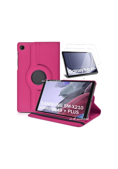Galaxy Tab A9 Plus 11" Uyumlu Kılıf Zırh Ve Ekran Koruyucu Set