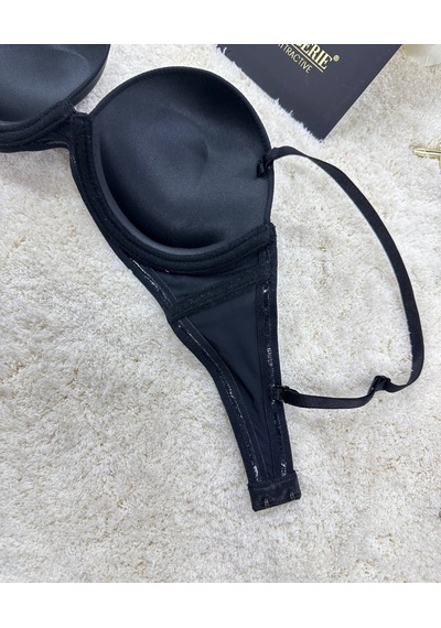 Le Jardin Blanche Double Push-up Silikonlu Askılı/askısız Sütyen Siyah