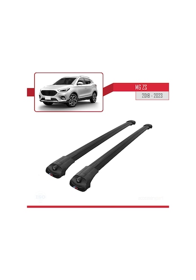 Mg Zs 2018 Ve Sonrası İle Uyumlu Ace-1 Ara Atkı Tavan Barı Siyah