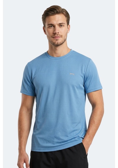 Slazenger Hugger Erkek Mavi Tişört