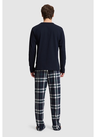 U.S. Polo Assn. Erkek Lacivert Pijama Takımı 50333267-vr033