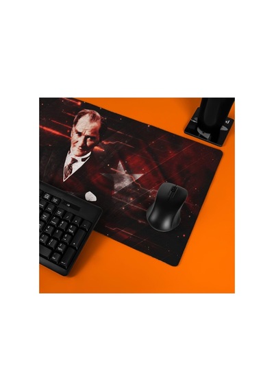 sepeti Atatürk Tasarımlı Ay Yıldız 70x30 Mousepad