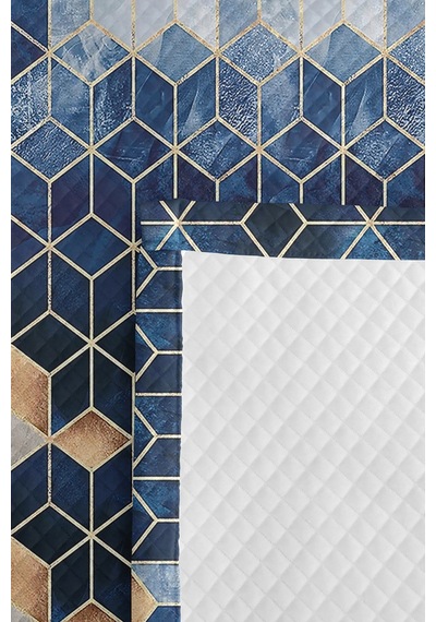 Mavi Geometrik Modern Genç Odası Tek Kişilik Pike Takımı-beyaz Gold 160x220 Cm Kapitone Yatak Örtüsü Lavantaımsı Kül Melodisi Mavi Geometrik Modern Genç Odası Tek Kişilik Pike Takımı-beyaz Gold 160x220 Cm Kapitone Yatak Örtüsü Lavantaımsı Kül Melodisi