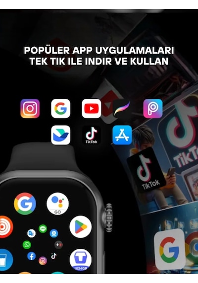 Wearfitpro Hw S10 Call Btk Sim Kartlı Kameralı Yapay Zeka Android Amoled Ekran Akıllı Saat