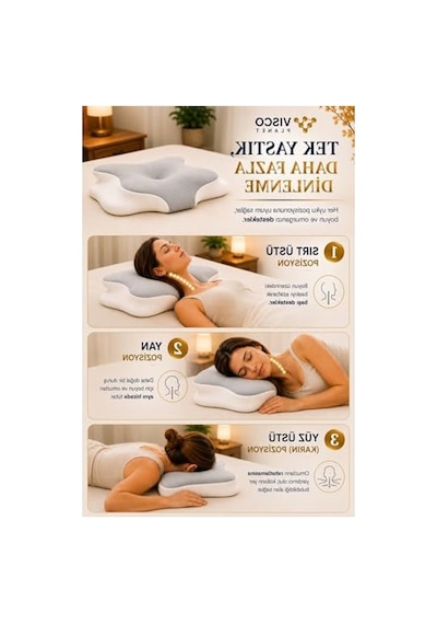 Ortopedik Boyun Yastığı, Ergonomik Tasarım Ve Destekleyici