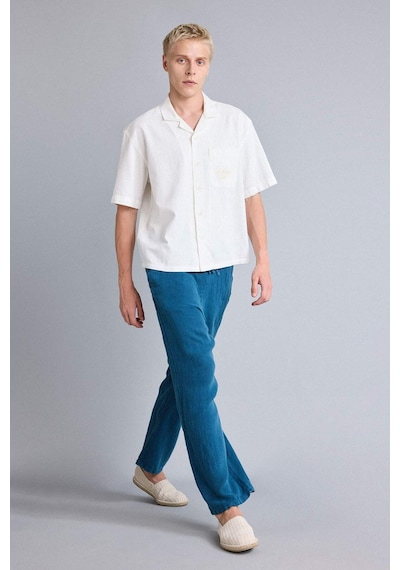 Defacto Premium Wide Leg Pantolon G0855ax26smın263 İndigo-ın263