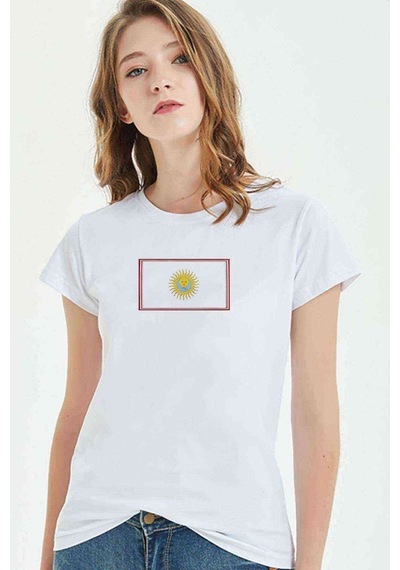 King Crimson Larks Sadece Baskılı Beyaz Kadın Tshirt