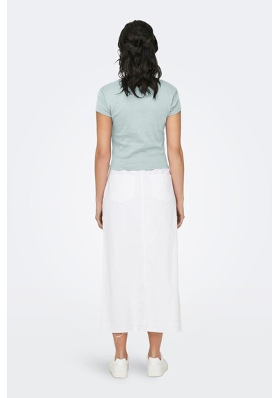 Onlelına S/s O-neck Short Top Jrs Noos Mint Çok Renkli