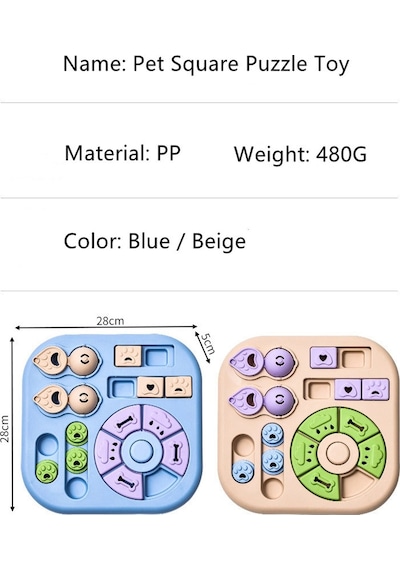 Tineke Paw Pro Köpek Zeka Oyuncağı Ödül Mamalı İnteraktif Puzzle Aktivite Ve Eğitim Oyuncağı Mav