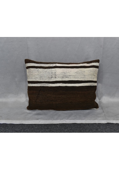 Zehra Abla Halı Yeni El Dokuma Dekorluk Kilim Kırlent Yastık Kılıfı 7503 Çok Renkli