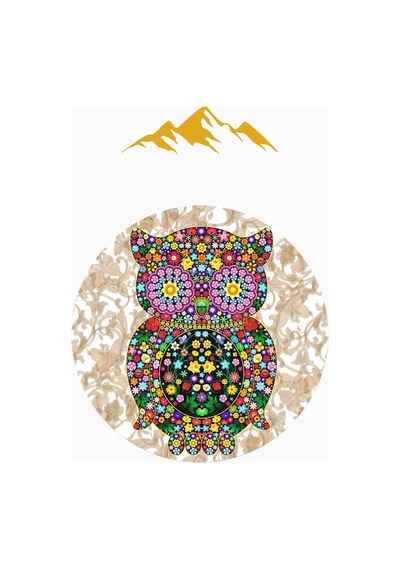 Dijital Baskı Modern Kaymaz Taban Halı H0339 Renkli