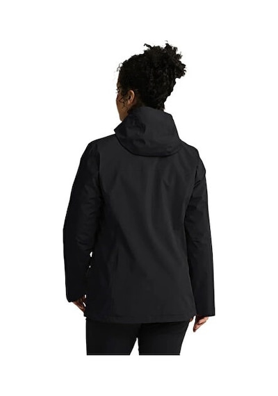 Jack Wolfskin Moonrıse 2 3ın1 Jkt W Kadın Outdoor Montu 3'ü 1 Arada A66361-6000 Siyah