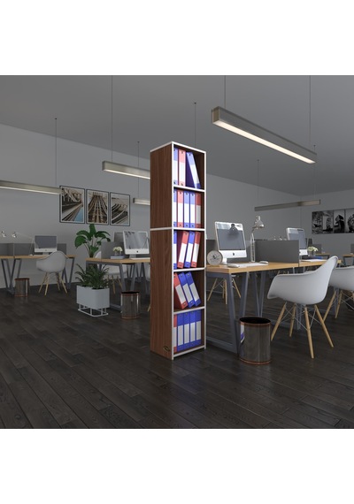 Kenzlife Klasörlük Raflı Kutadgu Cvz 175 40 30 Kitaplık Ofis Arkalıksız Diğer