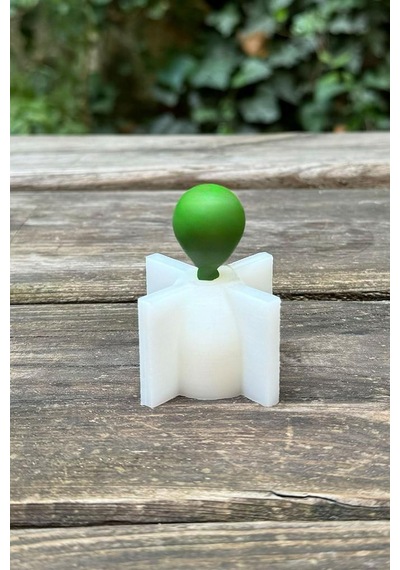 Rufus Concept Balon Elips Küçük Boy Silikon Mum Kalıbı