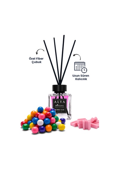 Alya Nature's Scents Angel's Dream + Bubble Gum + Gardenia Bambu Çubuklu Oda Kokusu 3 x 100 ML