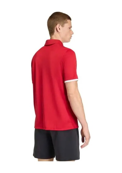 Adidas Entrada 26 Polo Yaka Tişört Erkek T-shirt KIrmızı