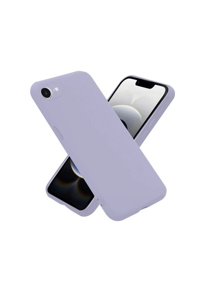 iPhone Uyumlu 16e Kılıf Nano İçi Kadife Silikon - Lila