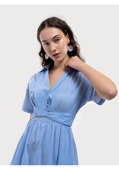 Regular Fit Kadın Elbise Açık Mavi
