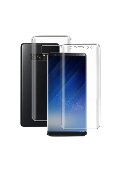 Exquıs Samsung Galaxy N950 Note 8 Uyumlu Ön Ve Arka Koruma 360 Full Kaplama - Şeffaf