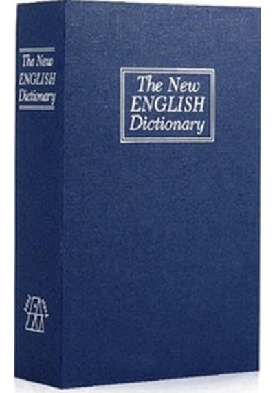 Mobgift Kitap Görünümlü Anahtarlı Gizli Kasa Kumbara (Lacivert)