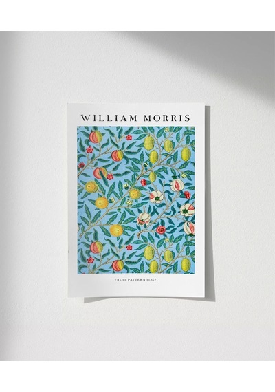 Çerçevesiz Poster William Morris Meyve Deseni No 2
