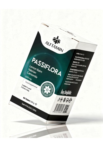 Passiflora Lemon Balm Valerian 1000 Mg 60 Kapsül