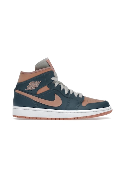 Nike Air Jordan 1 Mid Dark Teal Green Bq6472-308 Kadın Spor Ayakkabı-35.5