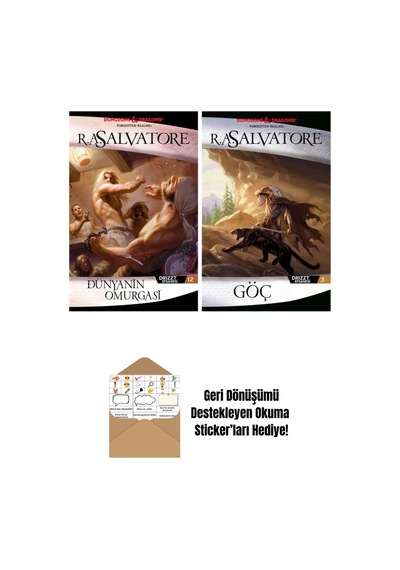Dünyanın Omurgası Drizzt Efsanesi 12. Kitap + Göç Drizzt Efsanesi 3. Kitap
