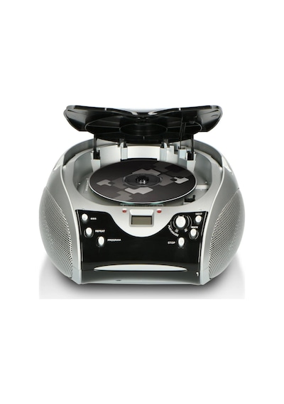 LENCO SCD-24 SİYAH/GÜMÜŞ - CD ÇALARLI TAŞINABİLİR STEREO FM RADYO