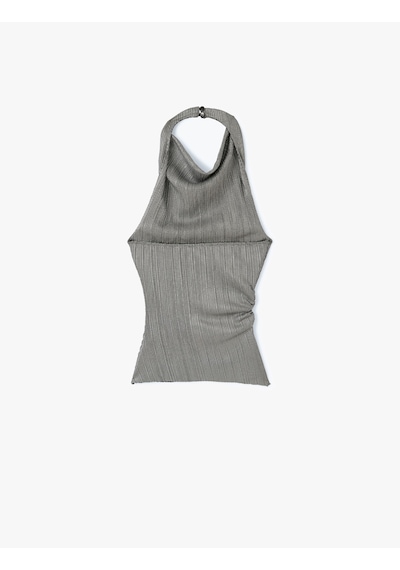 Koton Kolsuz Drape Detaylı Metalik Parlak Degaje Halter Yaka Bluz Gri 5sak10308ek Gri Koton Kolsuz Drape Detaylı Metalik Parlak Degaje Halter Yaka Bluz Gri 5sak10308ek Gri