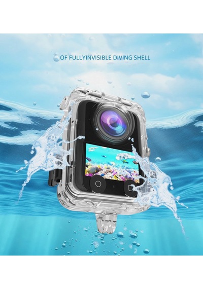 DJI Osmo 360 / Osmo 360 2 Uyumlu Dive Case Görünmez Dalış Kabı 40m Beyaz