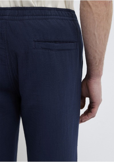 Mavi - Beli Lastikli Lacivert Pantolon 0010596-70490