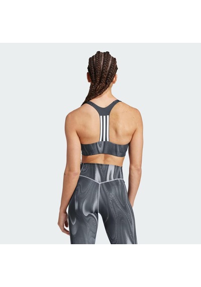 Adidas Powerimpact Training Medium-support 3-stripes Kadın Büstiyer C-adııw9961b30a00 Gri
