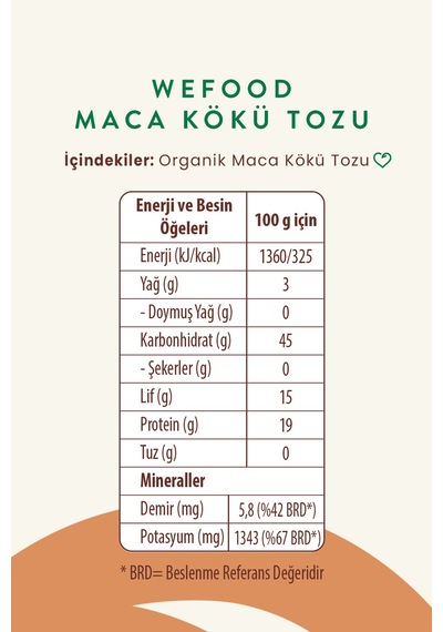 Maca Tozu 100 Gr 2'li