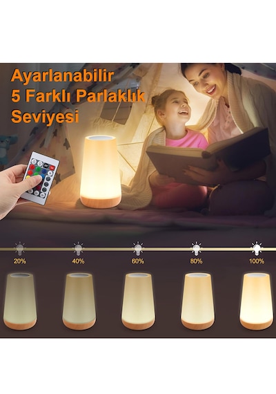 Greentech Masaüstü Şarjlı LED Aydınlatma Gece Lambası / GT-CL11