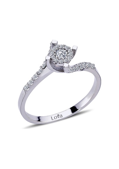 Lova 0,50 Karat Tektaş Görünümlü Pırlanta Yüzük - 1020175