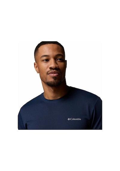 Columbia Tech Trail Utility Erkek Teknik Kısa Kollu Tişört-9171 Lacivert
