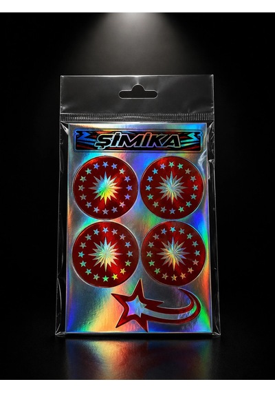 Başkan Forsu Hologram 10x15 Cm Kaliteli Baskı Stıcker 10 Takim Etıket