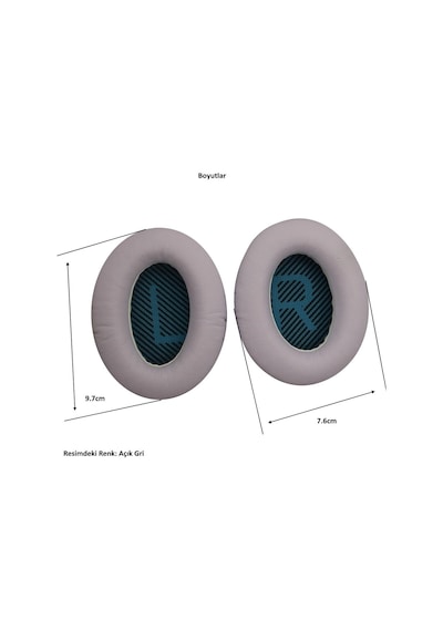 Bose Qc2 Qc15 Qc25 Qc35 Ae 2 2I 2W Kulaklık Yastığı Padi Süngeri Siyah