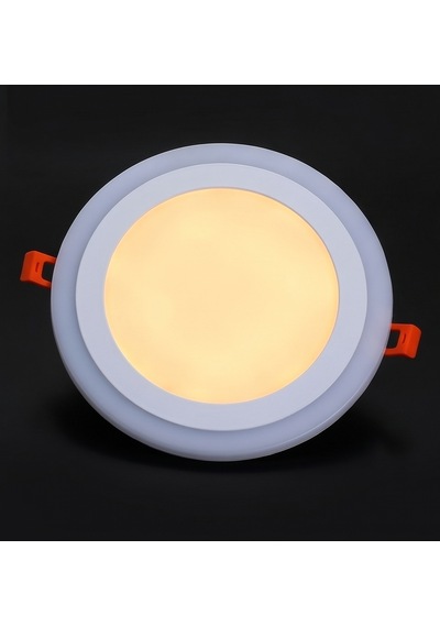 Yuvarlak Sıva Altı Led Spot Armatür 36 Watt Çift Renk Mavi Günışığı Aydınlatma Gece Lambası