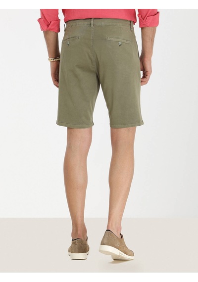 Kip Slim Fit Haki Erkek Şort Brmd 118 001