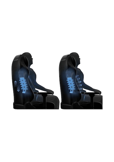 Dxracer Master Serisi Xl Mikrofiber Suni Deri Oyun Koltuğu, Mikrofiber Deri, 4d Kolçaklar, Çok Fonksiyonlu E Siyah