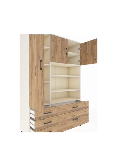 Hyperion Dolap 9 Raflı 5 Çekmeceli 3 Kapaklı 132x44x195 Aytaşı-çam/çam Atlas Çam/atlas Çam Hyperion Dolap 9 Raflı 5 Çekmeceli 3 Kapaklı 132x44x195 Aytaşı-çam/çam Atlas Çam/atlas Çam