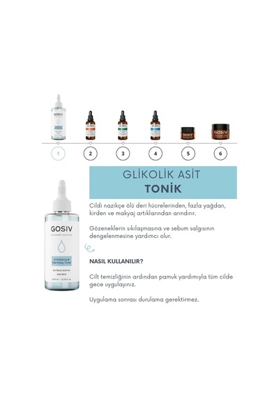 Glikolik Asit Tonik Glycolic Acid 6% + Aha Bha