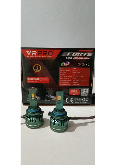 Hır2-9012 Vrpro Forte Xenon 6000k-6500k Saf Beyaz Işık Led Zenon