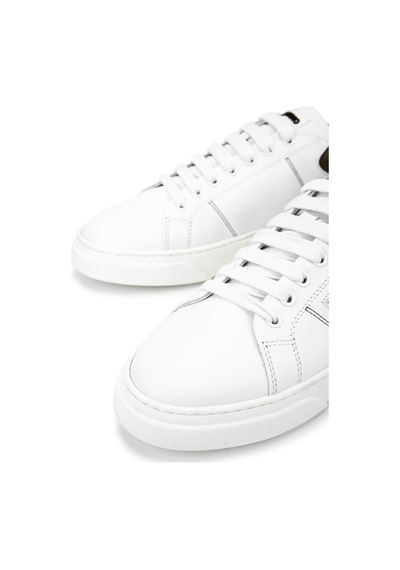 Mario Valentino Unisex Hakiki Deri Beyaz Sneakers & Spor Ayakkabı 1040 95s3909 Ayk Sk25-26 Whıte/mılıtary Beyaz - Kahverengi